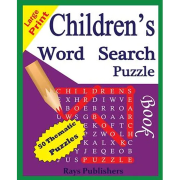 Children's Word Search Puzzle Book - Paperback