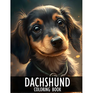 Dachshund Coloring Book: 30+ Cute Dachshund Coloring Pages for Adults - Paperback
