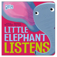 Little Elephant Listens - Board Book
