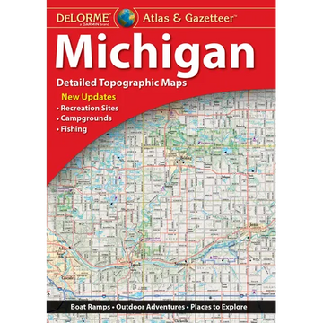 Delorme Atlas & Gazetteer Michigan 17e - Paperback