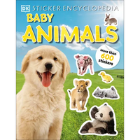Sticker Encyclopedia Baby Animals: More Than 600 Stickers - Paperback