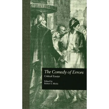 The Comedy of Errors: Critical Essays - Paperback
