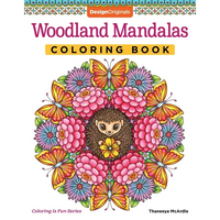 Woodland Mandalas Coloring Book - Paperback
