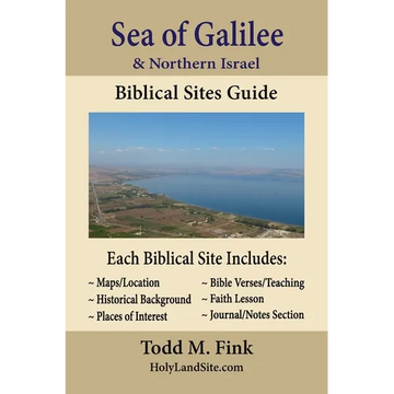 Sea of Galilee & Northern Israel Biblical Sites Guide - Paperback