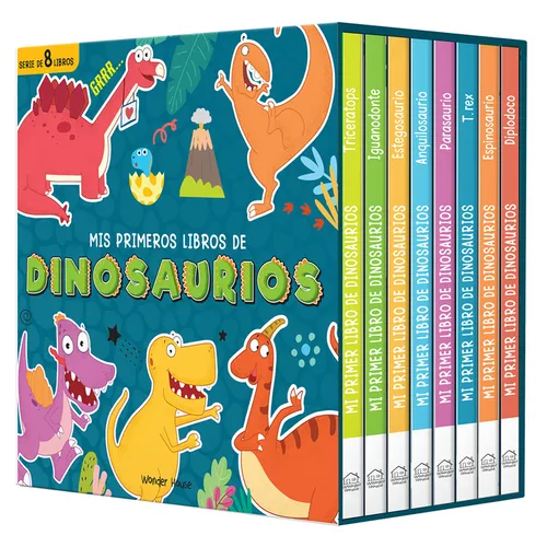 My First Dino Board Book Boxed Set- Spanish