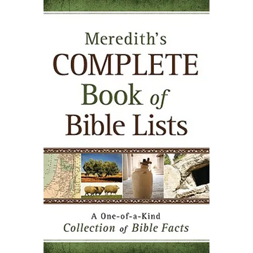 Meredith's Complete Book of Bible Lists - Paperback