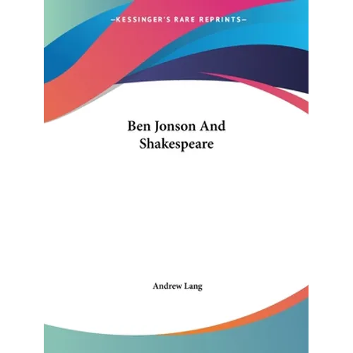 Ben Jonson And Shakespeare