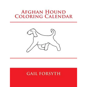 Afghan Hound Coloring Calendar - Paperback