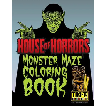 House of Horrors coloring book: Monster Mazes - Paperback