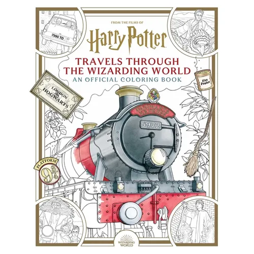 Harry Potter: Travels Through the Wizarding World: An Official Coloring Book