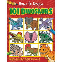 How to Draw 101 Dinosaurs - Paperback