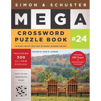 Simon & Schuster Mega Crossword Puzzle Book #24 - Paperback