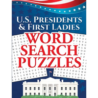 U.S. Presidents & First Ladies Word Search Puzzles - Paperback