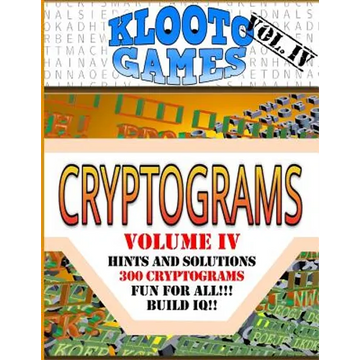 KLOOTO Games CRYPTOGRAMS Vol. IV - Paperback