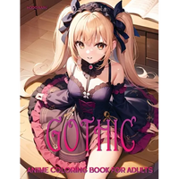 Gothic: Anime Coloring Book for Adults - Paperback