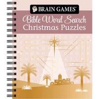Brain Games - Bible Word Search Christmas Puzzles - Spiral