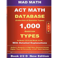 2018 ACT Math Database 2-2 D - Paperback