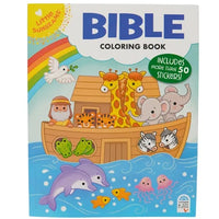 Bible Coloring Book with Stickers - Paperback