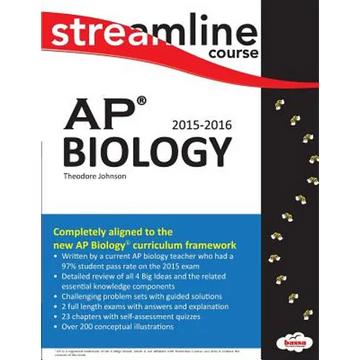Streamline AP Biology: B&W print - Paperback
