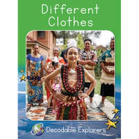 Different Clothes: Fluency Launch - Paperback
