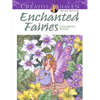 Creative Haven Enchanted Fairies Coloring Book - Paperback