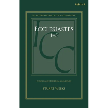 Ecclesiastes 1-5: A Critical and Exegetical Commentary - Paperback