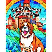 Saint Bernard Coloring Book: Volume 1 - Paperback