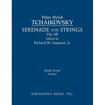 Serenade for Strings, Op.48: Study score - Paperback