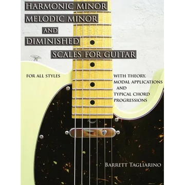 Harmonic Minor, Melodic Minor, and Diminished Scales for Guitar - Paperback