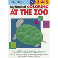 Kumon My Book of Coloring at the Zoo - Paperback