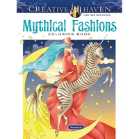 Creative Haven Mythical Fashions Coloring Book - Paperback