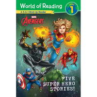 World of Reading: Five Super Hero Stories! - Paperback