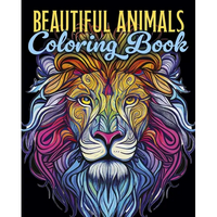 Beautiful Animals Coloring Book - Paperback