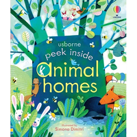 Peek Inside Animal Homes - Board Book