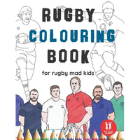 Rugby Colouring Book: Great Gift for Boys & Girls, Ages 4-12 - Paperback