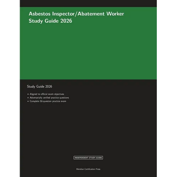Asbestos Inspector/Abatement Worker Study Guide 2026 - Paperback