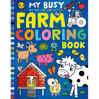 My Busy Farm Coloring Book - Paperback