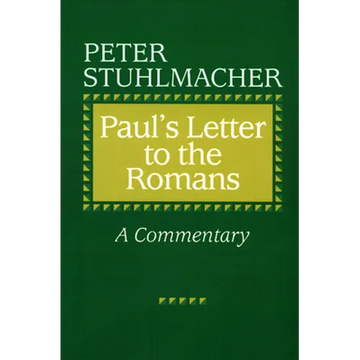 Paul's Letter to the Romans: A Commentary - Paperback