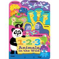 1-2-3 Animals in the Wild - Board Book