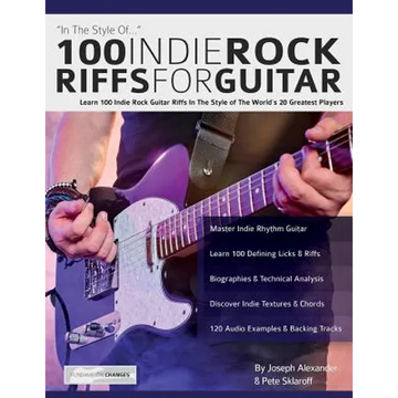 100 Indie Rock Riffs for Guitar - Paperback