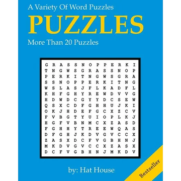 Puzzles: A Variety Of Word Puzzles - Paperback