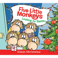 Five Little Monkeys Looking for Santa - Board Book