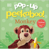 Pop-Up Peekaboo! Monkey: A Cheeky Surprise Under Every Flap! - Board Book