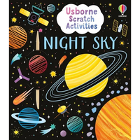 Usborne Scratch Activities Night Sky - Paperback