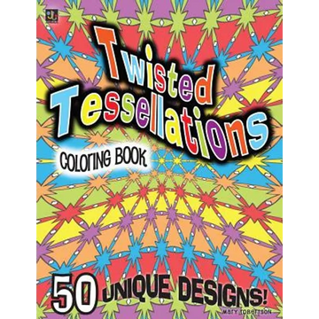Twisted Tessellations Coloring Book: 50 Unique Designs - Paperback