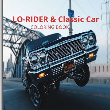 Cruisin' Classics: A Low Rider and Vintage Car Coloring Book - Paperback