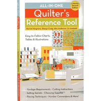 All-In-One Quilter's Reference Tool, Updated Second Edition: Easy-To-Follow Charts, Tables & Illustrations - Yardage Requirements - Cutting Instructio - Spiral