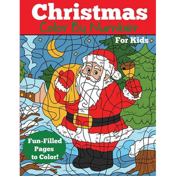 Christmas Color by Number for Kids - Paperback