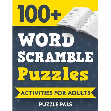 100+ Word Scramble Puzzles: Activities For Adults - Paperback