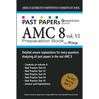 Past Papers Question Bank AMC8 [volume 6]: amc8 math preparation book - Paperback